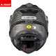 LS2 Carbon Faser Offroad-Zughelm-Motorradhelm Männer und Frauen Motorrad vier Jahreszeiten Anti-Fog Dual Lens MX701 Kohlefaser 6K-dumme Schwarz L (55-56)
