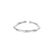 Xiangnan 999 sterling silver bamboo ring women's vegetarian ring index finger ring niche high-end tail ring light luxury open ring gift 999 silver bamboo ring