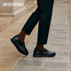 Skechers Herrenschuhe Sommer Ein-Fuß-Geschäftspendelschuhe weiche alleinige Arbeitsschuhe bequeme Freizeitschuhe flache Lazier Schuhe 77157