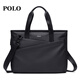 POLO business briefcase men's expandable handbag 14/15.6 inch computer bag shoulder bag gift for boyfriend