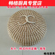 花安家草编锅盖家用高拱手工芦苇草编六七八印铁锅蒸锅柴锅火锅灶台鱼锅 7374cm 不包边