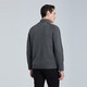 Sweater de lana Shanshan Menores Autumnia e Invierno Comercio Cálido Caliente Cobrese Sweater Stand Collar Cardigan Chaqueta para hombres Autumn Suit 90 Gray D647HS07 [Tecnología anti-pilas] M (170/88a)