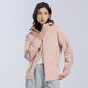 Western Region Camel Vancamel plus Samt-Windbreaker für Frauen und winddichte und warme einschichtige Jacke Casual Sports Dickeed Jacket Cooded Jacket Mountainering Anzug 9930S-2 Gummi-Pulver-Frauen [Camouflage] M.