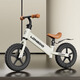 
Bobechen Children's Balance Bike Two-wheeled Skate Car 2-6 years old without pedals 4-6-9 years old bicycle 1-3 years old child scooter Recommended height 95-130cm 14-inch white foam wheels Inflatable and anti-tie tires