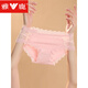 Yalu Pure Lace Lady Atavo Cotton Pure Algody Contads Sexy Hollow Hollow Breathable Girls Shorts 2025 Nuevo paquete de estilo 6628 Powder + 6628 Powder + 9056 Powder + 905 6 Pieces One Size 80-120Jin [Jin iguala 0.5 kg]