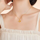 Liuguifu Jewelry Gold Pendant Xingfu Embrace 5D Hard Pure Gold Necklace Pendant FD0600555 priced at about 0.45g