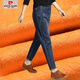 
Pierre cardin high waist large size stretch jeans for women spring and autumn new loose Korean version of harem pants casual carrot trousers 6628 dark blue [single pants] M [recommended 90-105 Jin [Jin equals 0.5 kg]]