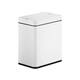 EKO intelligent trash can, automatic sensing, household large stainless steel with cover, kitchen, office, living room and bathroom, 7L matte white [1 volume of garbage bag] 9230