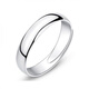 BZK9999 sterling silver glossy ring for men and women, living mouth, simple and elegant, pure silver gift, Qiushui Yiren, looks like a fairy - fine glossy surface, 5.980g, limited time sale, first come first served
