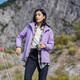 Woodpecker (Tucano) plus veste intégrée en velours pour femmes, veste de veste de veste à coque à coque douce à la couture à l'automne et à l'hiver