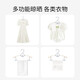 英氏（YEEHOO）婴儿晾衣架宝宝儿童挂衣架家用新生儿小孩可伸缩衣架10个装