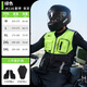 SCOYCO Motorcycle Riding Suit Fluorescent Vest Motorcycle Suit Anti-fall Rider Vest Clothes Four Seasons Motorcycle Shadow Armor JK116 (Green) M