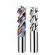 60-degree three-edged tungsten steel aluminum milling cutter U-shaped groove alloy special colorful coating high-gloss extended CNC CNC tool D10*30*10*75L*3F colorful U-shaped groove