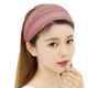 Qimei Lian Covers White Hair Hairband Headband Cap Covers White Hair Headgear Magic Headband Women's Simple Cover Broken Hair Wide-brimmed Scarf Black