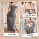 Robe feimu croisée avec des sous-vêtements sexy sans dos passionnés et sexy sans tentation soyeuse 6624 gris [robe + t-pants] toute taille