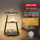 Zhong Shuai's bedroom multifunctional bedside table lamp cabinet lamp floor-standing atmosphere lamp retro light luxury master bedroom wireless charging integrated walnut color + walnut infinite dimming + wireless charging