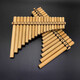 Youyyou 18 Tube Bamer Bamboo South American Panflute Natural et Original Tauable Todable Enfants et étudiants Adultes Instruments de musique faits à la main