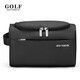 Golf (GOLF) toiletry bag, business trip storage bag, portable cosmetic bag for men and women, multifunctional large-capacity bath bag, elegant black