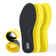 Bonnie Family 2 Double-pack Antibactériens et semelles intérieures à l'épreuve des odeurs pour l'absorption des chocs sportifs pour hommes, l'absorption de la transpiration, le respirant, la désodorisation, les semelles intimes de l'entraînement militaire doux et élastique pour l'été