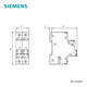 SIEMENS Air Interrupteur 5SY6210-7CC C10A 2P 6KA 5SJ BRISHER DE CIRCUIT AIR MÉNAGE