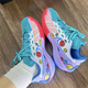 Nike Air Zoom GT. CUT 3 Asw Ep All-Star Practical Shoes Absorbing, Anti-Slip, Wear-Resistant Low-Top Basketball Shoes HJ6630-900 Purple Blue 42.5