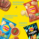 乐事（Lay's）大波浪组合包(鱿鱼+红烩+烧烤)70克*3包 零食大礼包 休闲食品