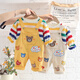 G.DUCKKIDS Little Yellow Duck Baby Boy Autumn Clothes Set Western Style Children's Clothes Children's Autumn Baby overalls for boys and girls two pieces off-white - two-piece bear suspenders set 80 6 months - 1 year old weight 17-20 height 70