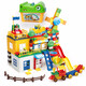 Feelo -kompatibel mit Lego Lego große Partikel Kinder Baugruppen Bausteine ​​Spielzeug für Jungen und Mädchen Geburtstagsgeschenke Windmill Manor Barrel 1646