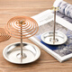 Aoyanlai Incense Coil Holder Retractable Stainless Steel Incense Coil Holder Sandalwood Coil Incense Holder Incense Holder Incense Burner Tower Incense Insertion Point Large with Words Diameter 14.5cm (4911)
