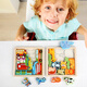 Sangetian (Sangty) El rompecabezas de la mano de la mano de la mano de los niños del rompecabezas de animales tridimensionales Bloque de construcción Puzzle Baby Intelligence Toy 1 Educación temprana Tema de vegetales de 3 a 6 años YQ