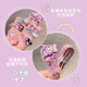 Kinder Haare Clip Girl Kulomi Haarclip Hair Accessoires Quicksand BB Clip Kopfschmuck Pons Clip 2025 neues Modell TS281-01 Pink Melody 5-teilige Set