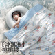KUB (KUB) baby cools children summer cools baby air conditioner washable antibacterial cotton blanket - tropical rainforest