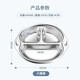 Meichu (maxcook) 304 stainless steel dining plate lunch box bowl Children's grid dining plate cartoon 3 grid monkey MCFT707