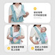 Aiyuanmei baby strap front-heel baby goes out with simple, lightweight and labor-saving newborn hugs the front and back dual-purpose baby. Mu Huilu [upgrade simple operation]