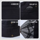 Baijie Fisherman's Hut Outdoor Kletterhut Männer und Frauen großer Kopf Umgebung Sonnenschutzhut Big Rand Sun Visor Hut hellgrau