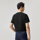 Jinba Men's Clothing (K-Boxing) Jinba Men's Short Sleeve Cotton T-shirt Mulberry Silk Round Neck BTCT1301 Black 180/XL