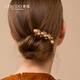 Cercoo Retro Praise Baroque Pearl Hair Clip Rhinestone Top Clip Back of the Head Hair Clip Versatile and High-end Gift for Girlfriend