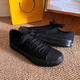 Tehaochuan Frühling Neue Mode All-Black Casual Board Schuhe Canvas-Schuhe atmungsaktiv und All-Match Sports Schuhe Student Anti-Slip-Kee-Resistant Herrenschuhe 6621 All-Black 42