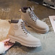 Light fairy women's labor protection shoes for steel bag heads, anti-smashing and anti-puncture thick-soled spring and summer women's lightweight high-top safety shoes for work elegant gray (not including steel bag heads) 36