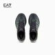 EMPORIO ARMANI/阿玛尼官方旗舰EA7/新款男女情侣款跑步运动休闲鞋2025夏季 R983-黑色/草绿色 40