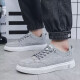 Work canvas shoes men's shoes men's old Beijing spring cloth shoes men's trendy shoes breathable versatile casual shoes X8899 black 42