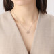 Chow Sang Sang (CHOW SANG SANG) platinum necklace love secret four-leaf clover necklace 81599N 45 cm