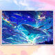 Taoli Familie Heilung Kun Cartoon Animation Whale Puzzle 1000 Stück mit Fotorahmen Erwachsener Kinder Puzzle Spielzeug Dekorative Malerei Geschenkheilung Whale-M2575 1000 Stück (Geschenkbox) Geschenkplakat