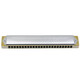 Tombo Tongbao Collection harmonique 6624s Tous-tunnel polyphonique 12 de la grille en cuivre en métal pour débutants Performance au niveau professionnel [Grille en métal complète] Tunnel polyphonique C polyphonique à 24 trous
