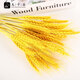 Jiuqiangu wheat ears dried bouquet opening housewarming barley decorative ornaments living room entrance fake flower arrangement gold 100 pieces 4398