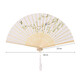 TaTanice folding fan Chinese style classical 6.5 inch female fan silk fan dance performance fan photo birthday gift