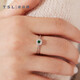 Xie Ruilin (TSL) 18K gold ring Linlang series emerald diamond ring BE427 (64816) No. 11 ring