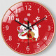 Clocks and watches, living room, household decoration, wall, no punching clock, personalized quartz movement in bedroom - 1048 14 inches, diameter 35cm