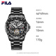 FILA New Year's gift mechanical watch for men and boys, fashionable hollow luminous watch 6587-002