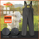 Fishing farm anti-dirty anti-odor pants bootless waders half-length rain pants waterproof clothes thickened reservoir fishing breeding pants XXL